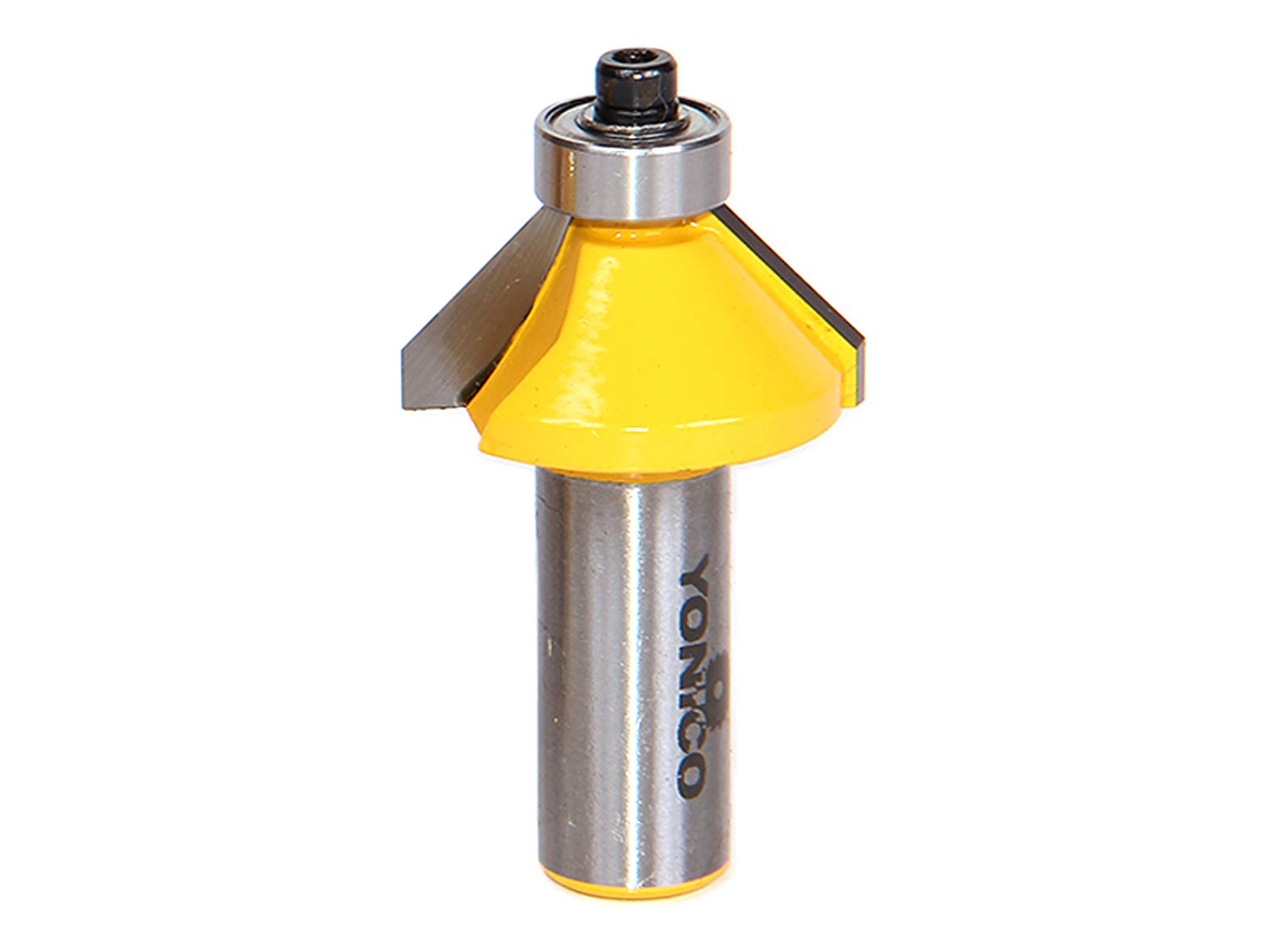Yonico 13105 45 Degree Chamfer Edge Forming Router Bit 1/2-Inch Shank โ image 1
