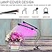 Grow Light, 20W 40 LED Bulbs Auto ON/OFF Plant Grow Lamp Dual Head Timing Grow Lights for Indoor Plants Seedlings with Red/Blue Spectrum Adjustable Gooseneck 3/6/12H Timer 5 Dimmable Levels