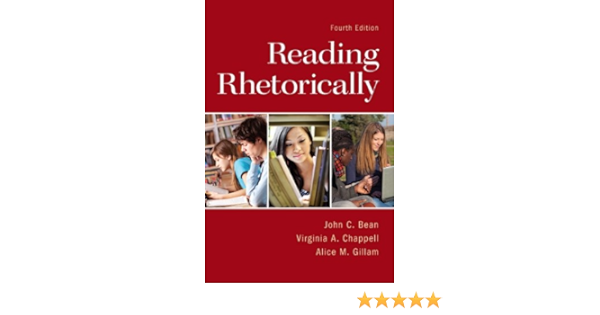 Amazon Com Reading Rhetorically Plus Mylab Writing Access Card Package 4th Edition 9780133997811 Bean John C Chappell Virginia A Gillam Alice M Books