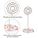 Habbi 32 pcs Table Card Holders, Table Number Holder Place Card Holders Name Holders for Table (Rose Gold)