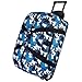 Wildkin Rolling Duffel Bag, Features Telescopic Handle and Moisture-Resistant Lining, Perfect for Sleepovers, Sports Practice, and Travel – Blue Camo