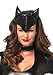 Leg Avenue Women's Feline Femme Fatale mask, Black, One Size