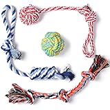 Fida Dog Rope Toys 4 Pack, Puppy Teething Sturdy