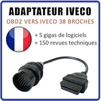 MISTER DIAGNOSTIC Adapter IVECO Daily 38 Pin auf OBD2