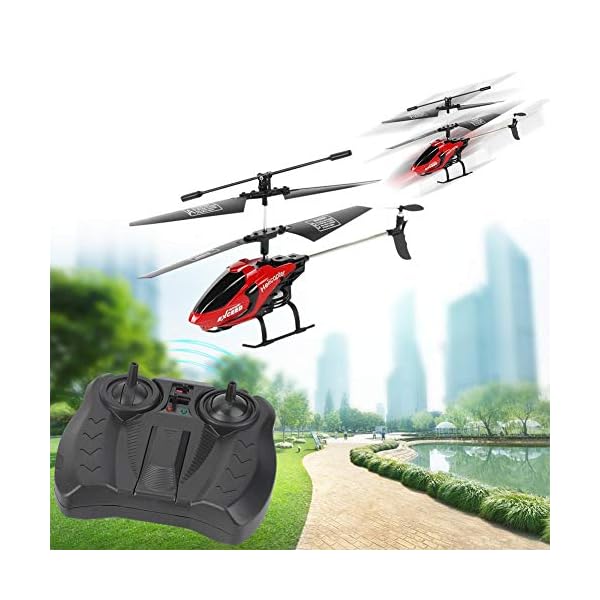 VGEBY1 RC Flugzeuge, Bunte Fernbedienung Wireless Flying Aircraft Helicopter für Kinder Geschenk – Bild 6