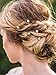 Unicra Wedding Silver Hair Pins Wedding Bridal Pearl Hair Accessories for Brides and Bridesmaids Pack of 10 (Gold)
