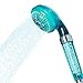 Handheld Filtered Shower Head (Aqua) - 4 Spray Settings for a Full Spa Experience