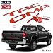BDTrims Tailgate Raised Letters Compatible with 2016-2020 Tacoma Models (Red) primary