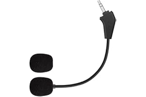 weishan HS60 Pro Mic Replacement for Corsair HS50, HS60, HS70 Gaming Headset Detachable Microphone Gaming Headset on PS5, PS4, PC, Xbox, Noise Cancelling 3.5mm Black