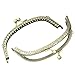 Housweety 3PCs Metal Purse Bag Frame Kiss Clasp Lock Bronze Tone 12.5m x7cm