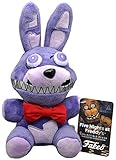 NEWONEHOPE Five Nights at Freddy's Exclusive Limited Edition Nightmare Bonnie Plush FNAF Doll, 8 inch