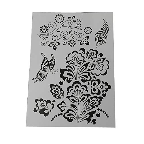 image for Xlala DIY Wedding Birthday Party Cake Stencil Cake Spray Decorating Pr