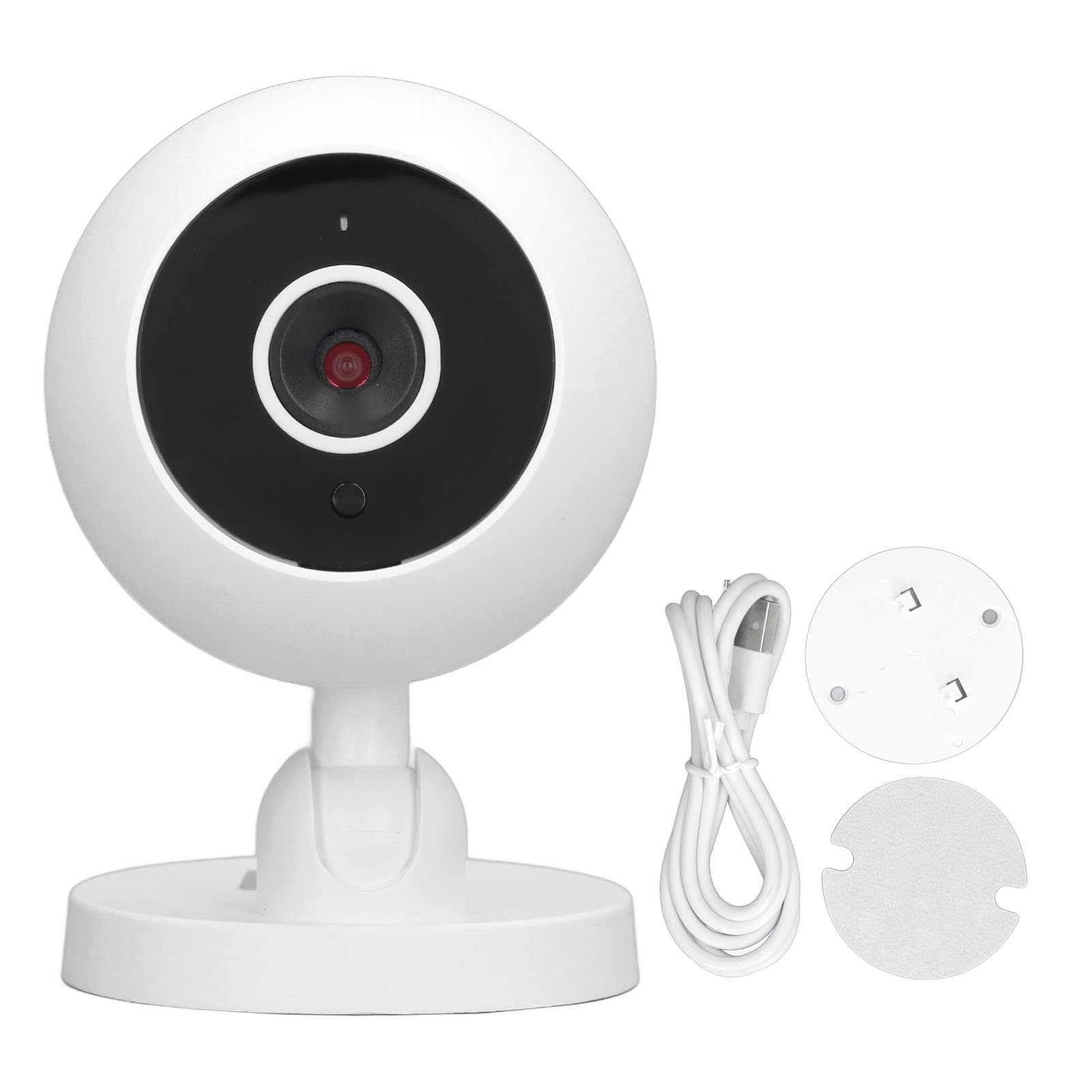 Indoor Security Camera Wireless 2 Way Voice Call 2.4G WiFi Wireless Security Camera 2MP 1080P 360 Degree Rotation Real Time Alarm Mini Wireless Camera Indoor Camera