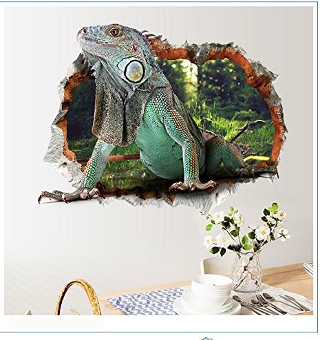 3D Smashed Wall Lizard Creeper Animal Wall Sticker for Home Children Nursery Room Decal - Image 5