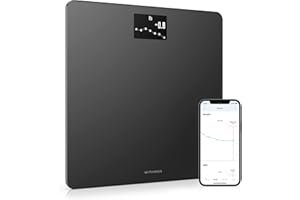 Withings Body - Digital Wi-Fi Smart Scale with Automatic Smartphone App Sync, BMI, Multi-User Friendly, with Pregnancy Tracker & Baby Mode