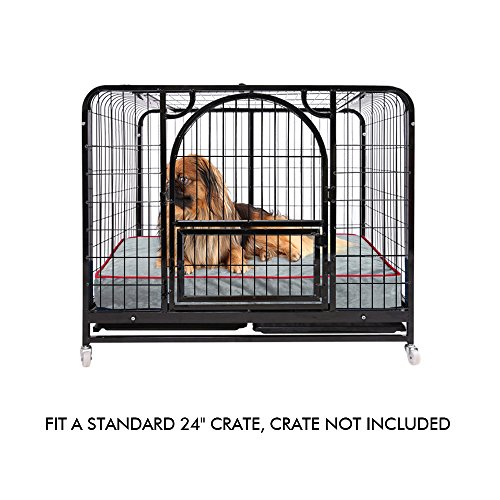 Memory Foam Pet Bed Orthopedic Dog Bed Ideal for Aging Dogs Eases Pain