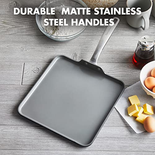 GreenPan Chatham Hard Anodized Healthy Ceramic Nonstick, 11" Griddle