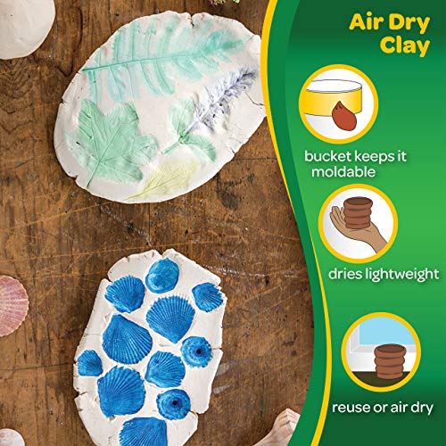Crayola Air Dry Clay, Natural White Modeling Clay, 5 Lb Bucket Pricepulse