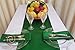 Parfair Dessin Forest Green Satin Table Runners 12 x 108 inch for Wedding Banquet Halloween Party Decoration, Bright Silk and Smooth Fabric Party Table Runner