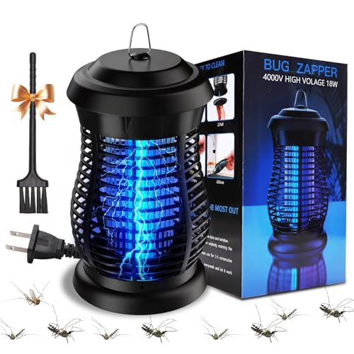 YCQYNHQ Mata Mosquitos Electrico, Lámpara de Interior Antimosquitos, 18W Mosquito Killer, Adecuado para Eliminar Mosquitos y Moscas en Habitaciones Interiores, Cocinas y Aseos