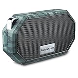 Portable Bluetooth Speakers, Fuleadture Wireless CSR 4.0 Bluetooth IP66 Waterproof Mini Outdoor & Shower Speaker with Mic for iPhone, Samsung, iPad, PC and All Audio Devices - Camouflage