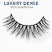 Miss Kiss Real 3d Mink Lashes Natural Look, Curly Fluffy False Eyelashes Strip, Soft Cat Fake Eye Lash Can be Reused for Women 1 Pair 12mm Length
