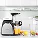 Aicok Juicer Slow Masticating Juice Extractor with Quiet Motor, Cold Press Machine Higher Juicer Yield and Drier Pulp with Reverse Function for Vegetable and Fruit