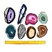 Rock Paradise Mixed Colors Agate Slices - Set of 4 - A Grade ~3-5