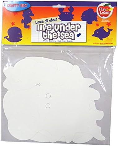 Paper Cut Outs, Under The Sea Animal Shapes, Pack of 5