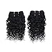 Emmet 2pcs/lot 100g Short Wave 8Inch Brazilian Kinky Curly Human Hair Extension