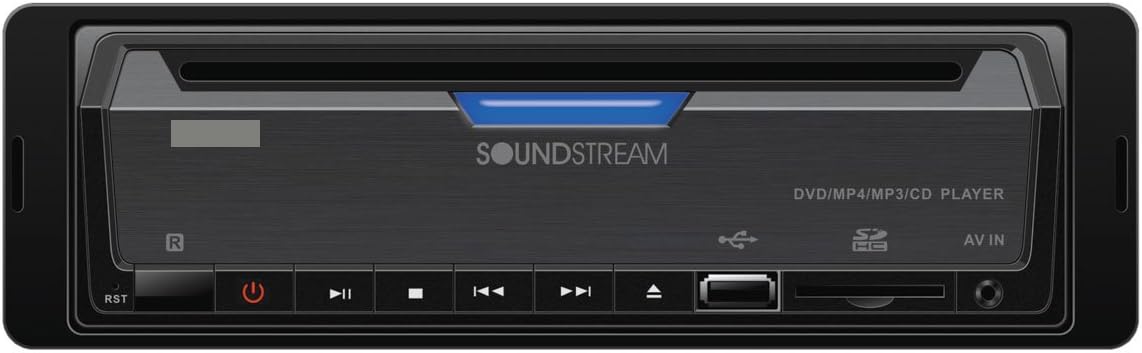 Soundstream VDVD-165 Single-DIN DVD Player with 32 USB Playback