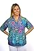Artisan Outfitters Women's Catalina Island Batik Cotton Hawaiian Shirt