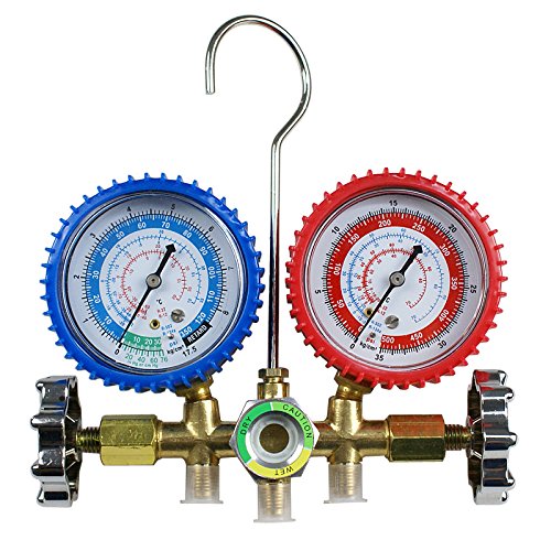 image for F2C 3.5CFM 1/4HP HVAC Air Vacuum Pump Kit with/AC Refrigeration Gauge,