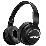 Mpow H2 [Upgrade] Bluetooth Headphones w/ 4 Equalizer Modes, Both Wired & Wireless Headphones On Ear, HiFi EQ Headphones Bluetooth Headset with Mic for Cellphone/PC, 13-Hour Wireless Use