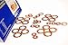 Swordfish 31740-110pc Copper Washer Flat Washer Ring Assortment