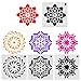 DaveandAthena 36 Pack Mandala Stencils Template Set Mandala Dot Painting Templates Stencils for DIY Painting Art Projects