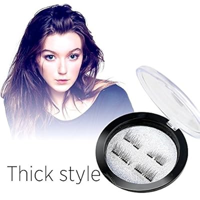 Upgraded Magnetic Eyelashes, Best Magnetic Eyelashes, Ultra Thin Dual Magnetic Eyelashes, Natural Look, Upgrade Fiber and Reusable Magnetic Eyelashes, Best 3D Magnetic Eyelashes for 2018