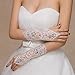 Gorse Lace Gloves Hand Drill Fingerless Gloves Prom Party Driving Wedding Mother's Day JL