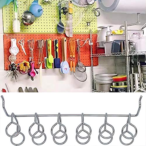 Pegboard Hooks Assortment 100PCS Hooks Organization Accessories Storage Tools Set With 60 PCS Peg Locks - Thumbnail 3