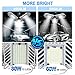 Tanbaby Deformable LED Garage Lights 80W Tribright Garage Light LED Garage Lighting 8000lm LED Garage Ceiling Lights LED Shop Lights for Garage, Warehouse, Workshop, Basement
