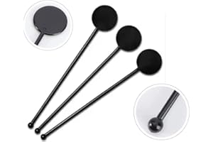 Brccee AC 100PCS 7 Inches Cocktail Swizzle Sticks, Disposible Plastic Drink Stirrers Plastic Coffee Whiskey Beverage Stirrers (Black)