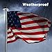 Flag Pole Light, American Flag Solar Lights 26 LED Weatherproof Auto ON/OFF Night Light Downlight for 15 to 25ft Flag Pole