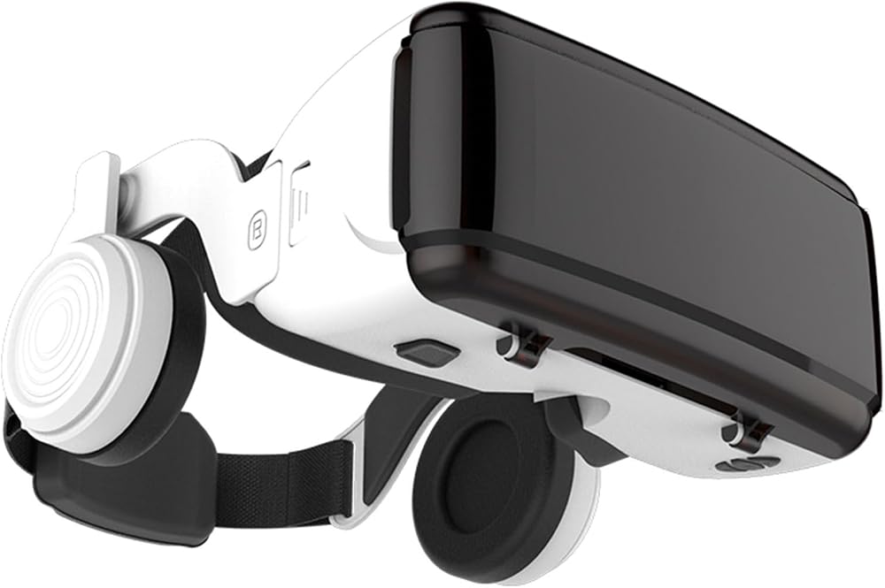 Rianpesn VR Glasses for Phone 4.7-6.4in 3D Games Videos Headset Adjustable Lens