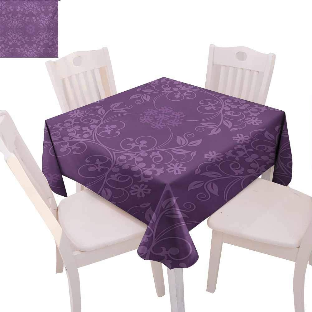 Best Purple And Teal Flowers Arrangement For Dining Table