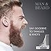 Man&Beard - Stainless Steel Beard Shaping Tool and Scissors Kit for Beard Trimming and Grooming in Premium Gift Box