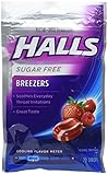 Halls Sugar Free Breezers Cool Berry