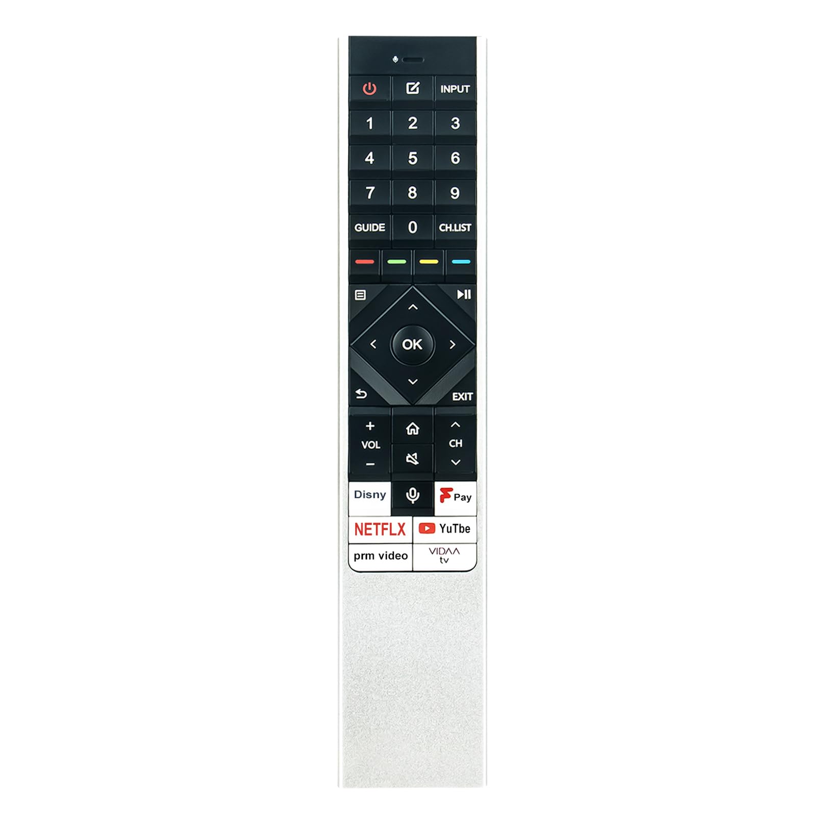 ALLIMITY Voice Remote Control Compatible with Hisense QLED ULED TV 55U8KQTUK 55U79KQ 65U79KQ 75U79KQ 55U8KQ 65U8KQ 55U8KQTUK 65U8KQTUK 75U8KQTUK 100U7KQ 65U72KQ 75U72KQ 85U72KQ 50U7QF