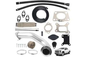 3.5" Latest L5P EGR Delete Kit w/Downpipe, Fit for 2020-2025 GM 6.6L Duramax (20+ EGR w/Downpipe)