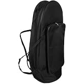 Domary Premium Abrasion Cloth Euphonium Gig Bag Baritone Case with Straps Largeacity Brass Wind Instrument Accessories