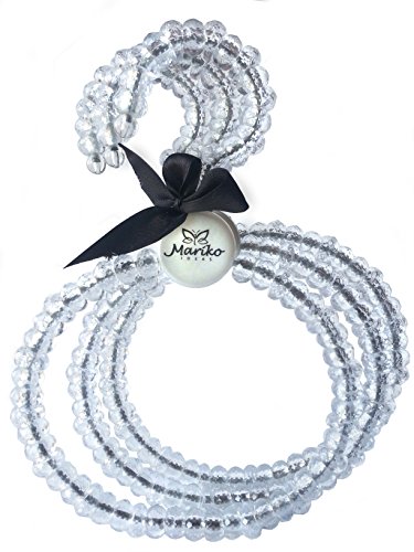 Mariko Ideas Closet Glam No- Snag Scarf Hanger/ Organizer. Perfect as a holder for a wide range of scarves including silks, pashminas, lightweight and winter woolen scarves. Sturdy chrome frame with beaded loop design. 100% Money Back Guarantee.